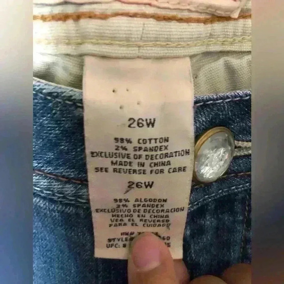 vtg faded glory jeans Women 26W - Picture 3 of 12